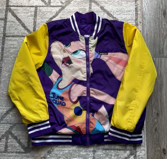 Members Only Jackets & Blazers - Members Only Space Jam Looney Tunes Tune Squad Varsity Jacket Lola Bunny